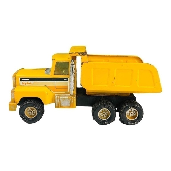 NYLINT Dump Truck Yellow Made In Korea Vintage - Picture 6 of 7